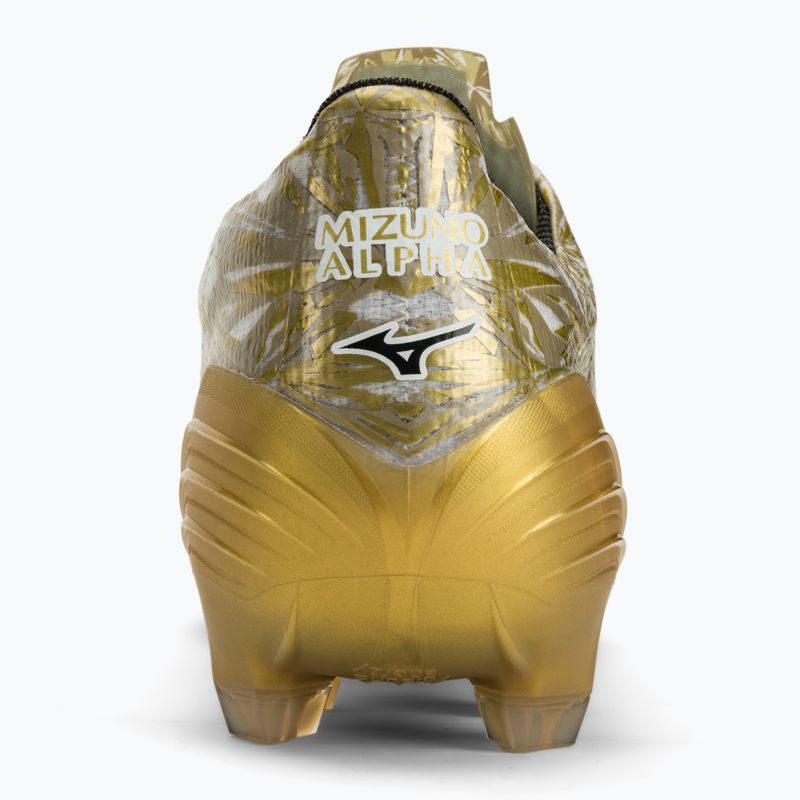 Scarpe da calcio Mizuno da uomo Αlpha Elite MD bianco/oro/nero 9