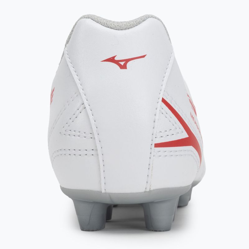Scarpe da calcio Mizuno Monarcida Neo III Select Jr MD da bambino bianco/rosso radiante 6