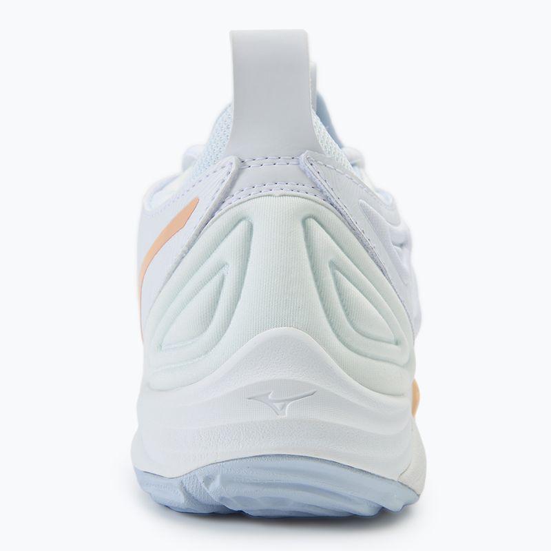 Scarpe da pallavolo donna Mizuno Wave Momentum 3 bianco/marino peonia/pesca parfait 6