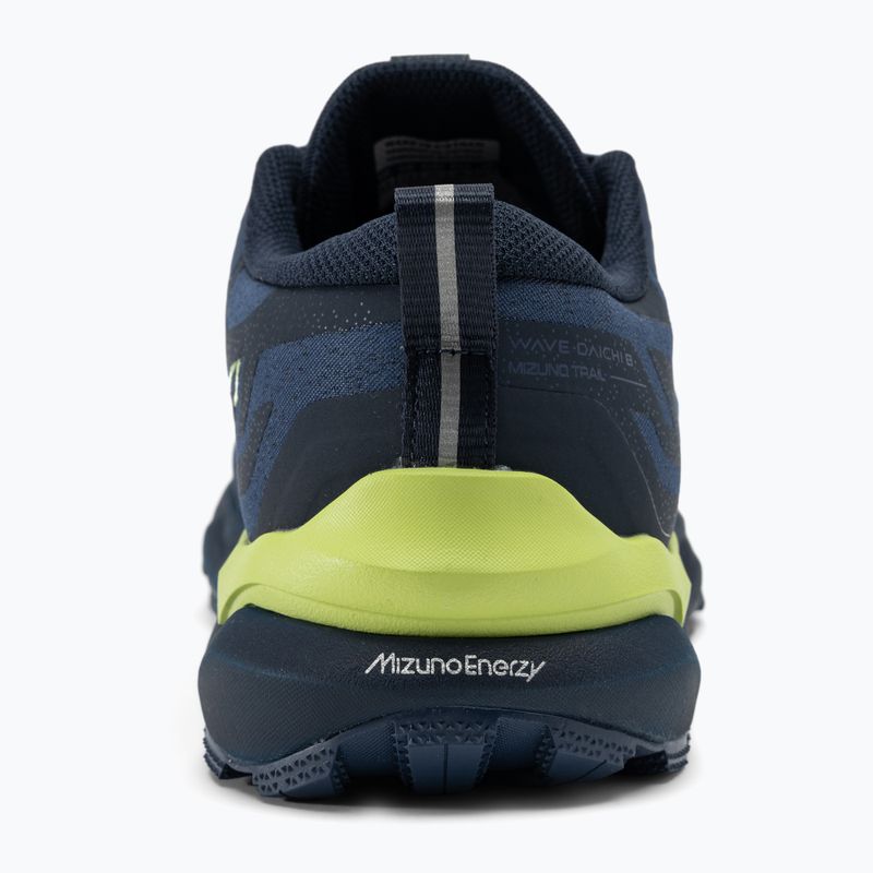 Scarpe da corsa da uomo Mizuno Wave Daichi 8 navy peony/verde brillante/blu scuro 6