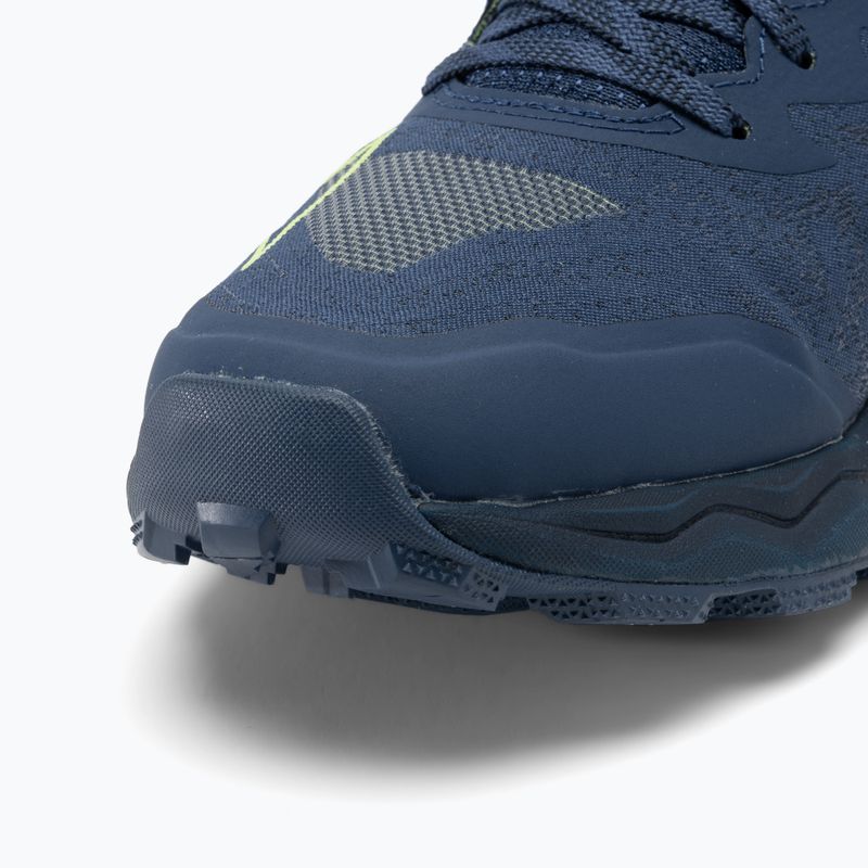 Scarpe da corsa da uomo Mizuno Wave Daichi 8 navy peony/verde brillante/blu scuro 7