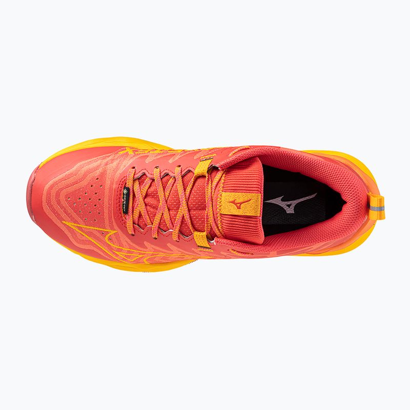 Scarpe da corsa da donna Mizuno Wave Daichi 8 GTX nasturzio/citrus/cranberry 5