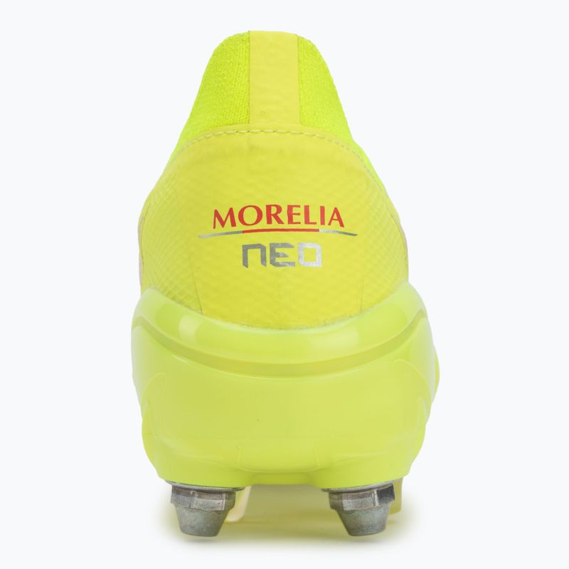 Scarpe da calcio Mizuno Morelia Neo IV β Elite MIX giallo sicurezza/fiery coral 2/giallo sicurezza uomo 6