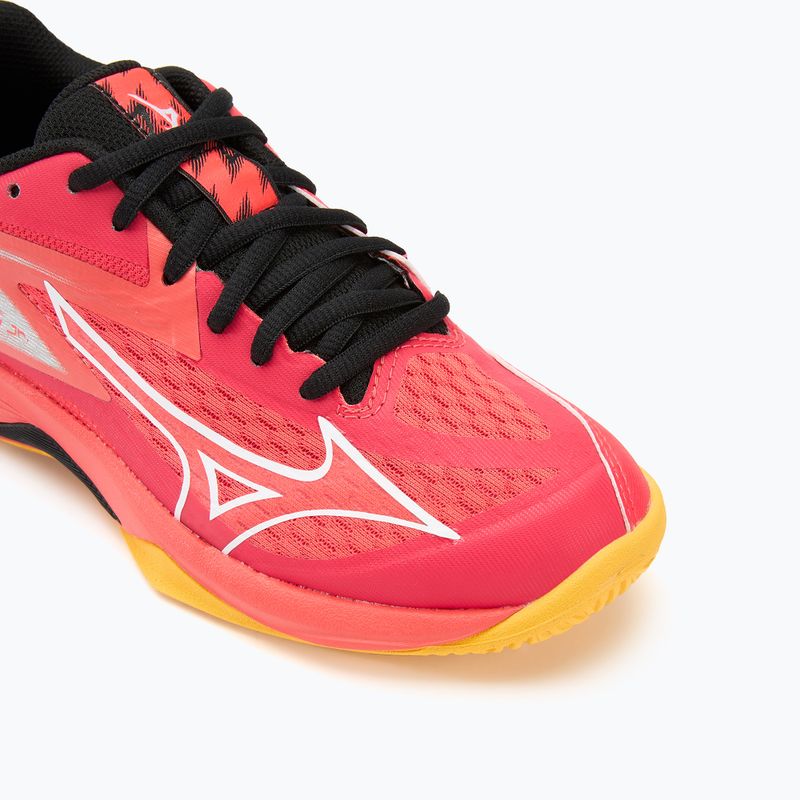 Mizuno Lightning Star Z7 scarpe da pallavolo per bambini rosso radioso/bianco/carota 7