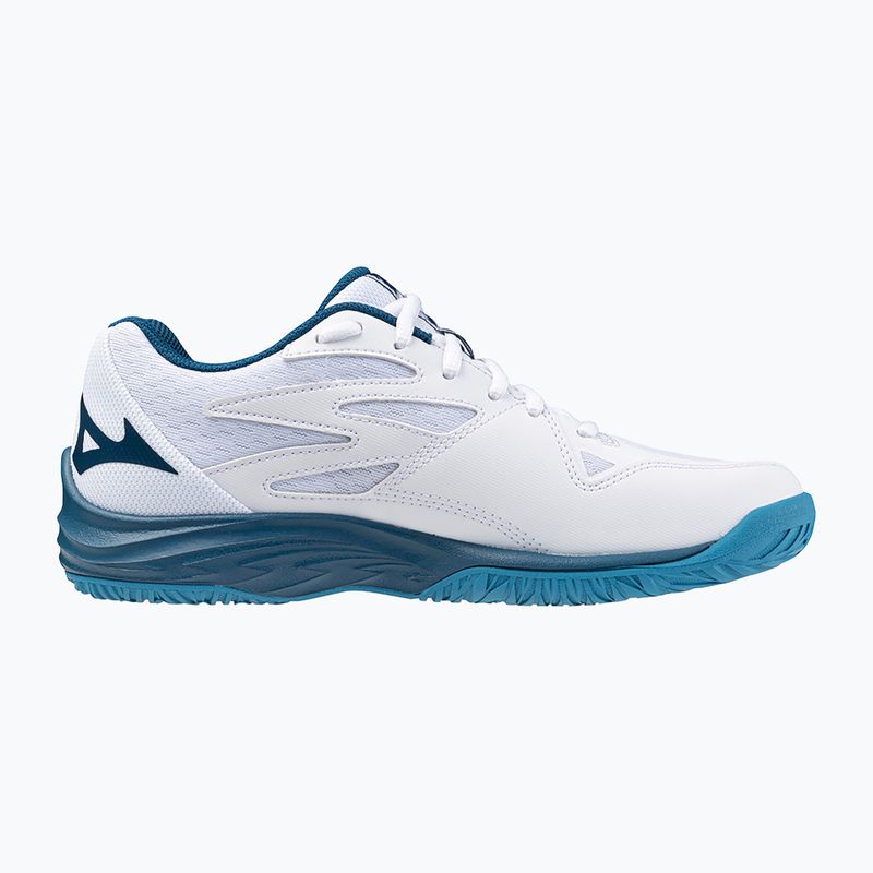 Scarpe da pallavolo Mizuno Lightning Star Z7 bianco/blu marina/argento per bambini 9