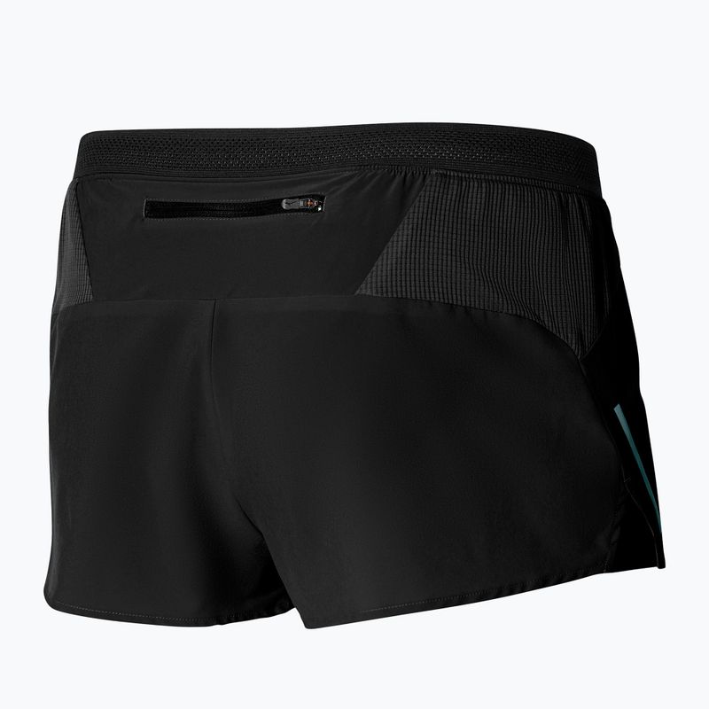 Pantaloncini da corsa da uomo Mizuno Aero Split 1.5 nero 2