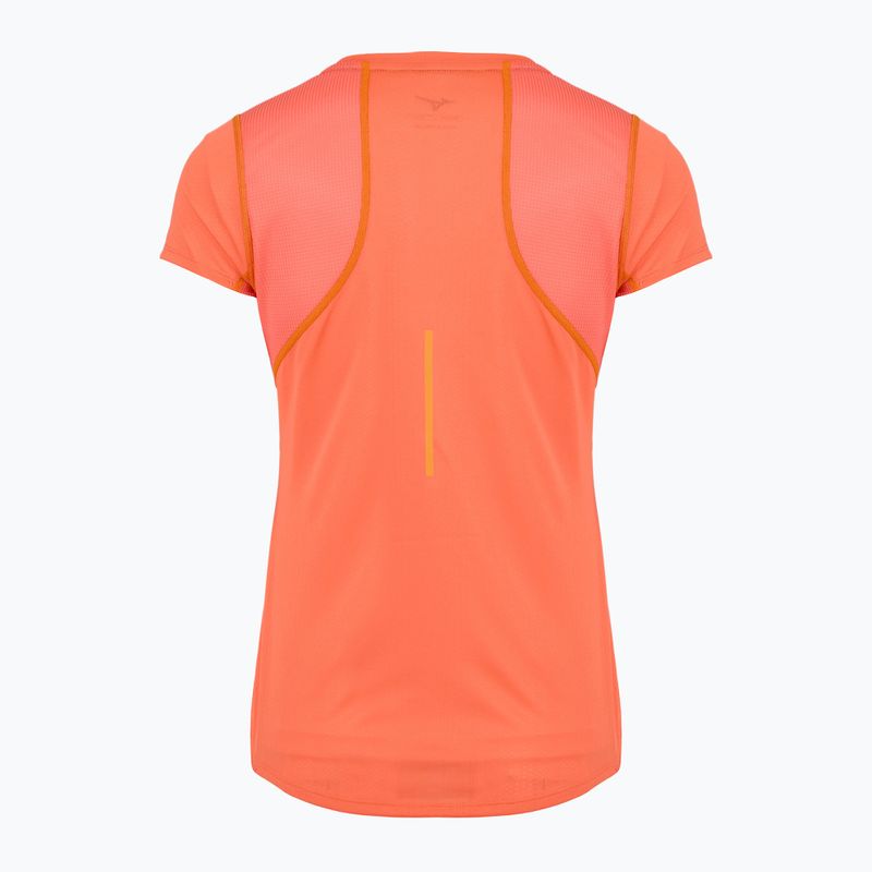 Maglietta da corsa da donna Mizuno DryAeroFlow Tee nasturtium 2