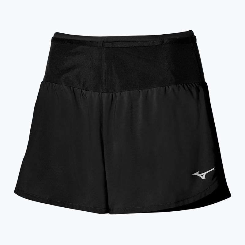 Pantaloncini da corsa da donna Mizuno Multi Pocket nero 3