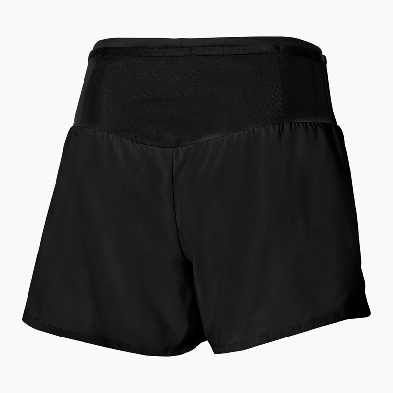 Pantaloncini da corsa da donna Mizuno Multi Pocket nero 4