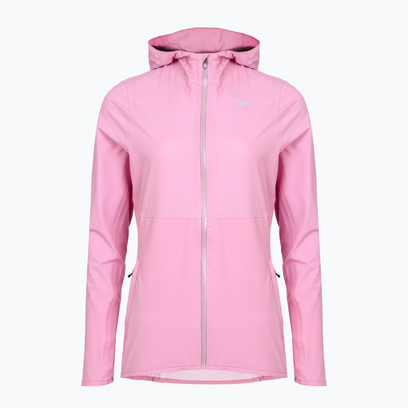 Giacca da corsa da donna Mizuno Waterproof 20K ER in chiffon lilla