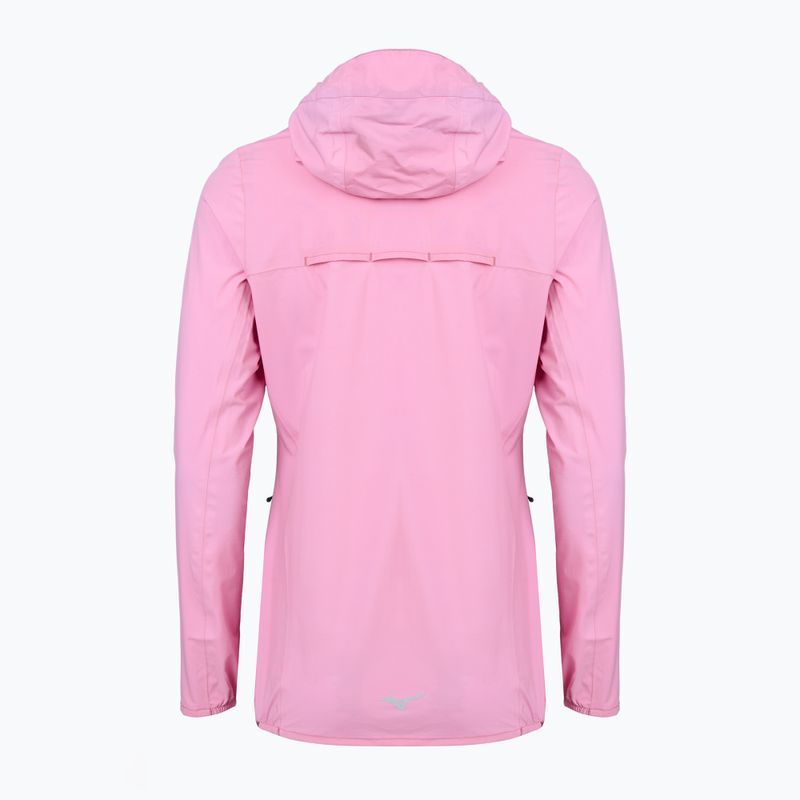 Giacca da corsa da donna Mizuno Waterproof 20K ER in chiffon lilla 2