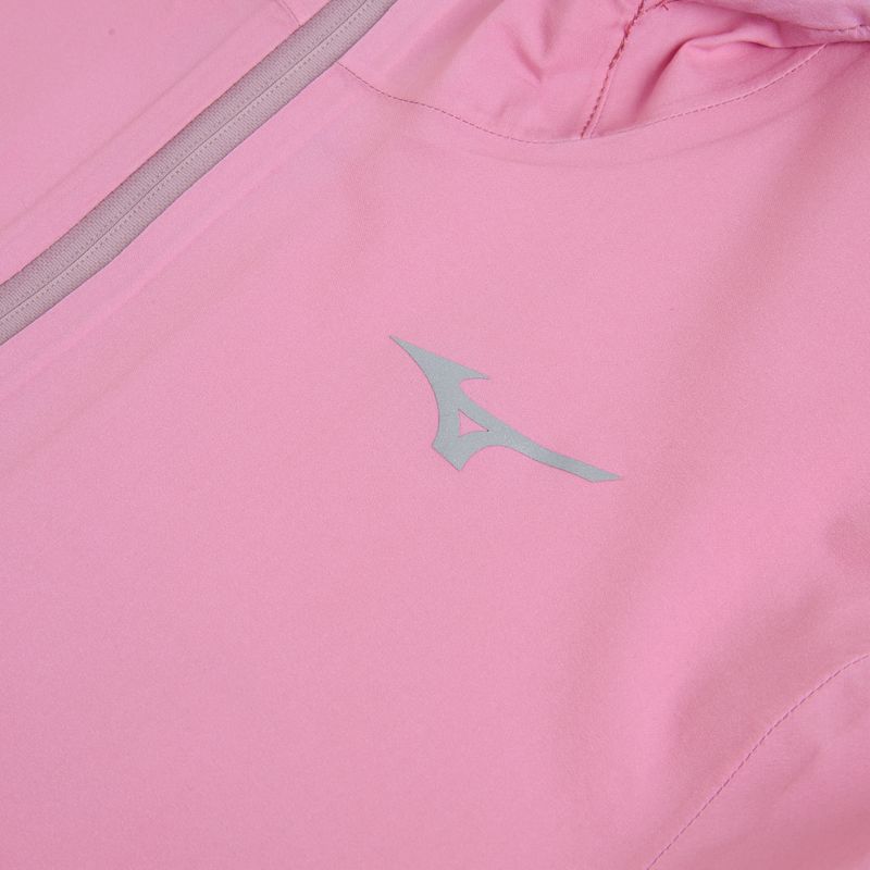 Giacca da corsa da donna Mizuno Waterproof 20K ER in chiffon lilla 3