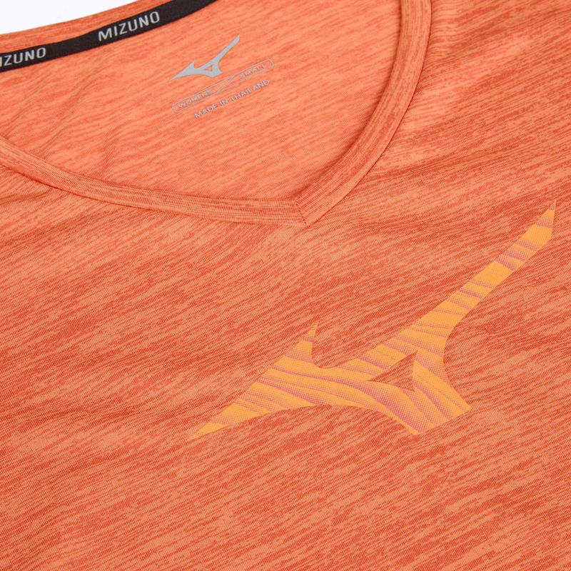 Maglietta da corsa da donna Mizuno Impulse Core RB Tee nasturtuim 3