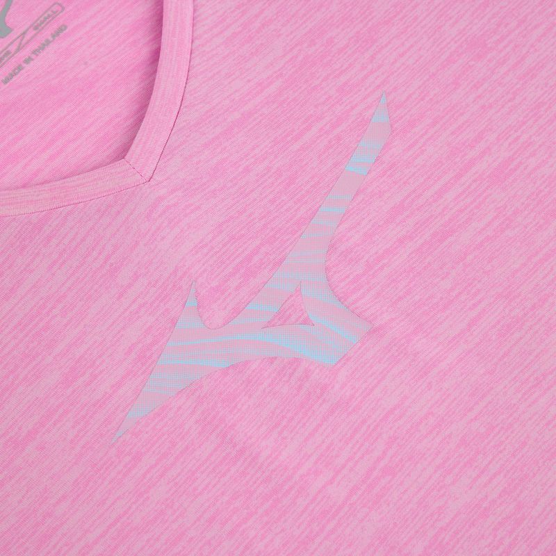 Maglietta da corsa da donna Mizuno Impulse Core RB Tee lilla chiffon 5