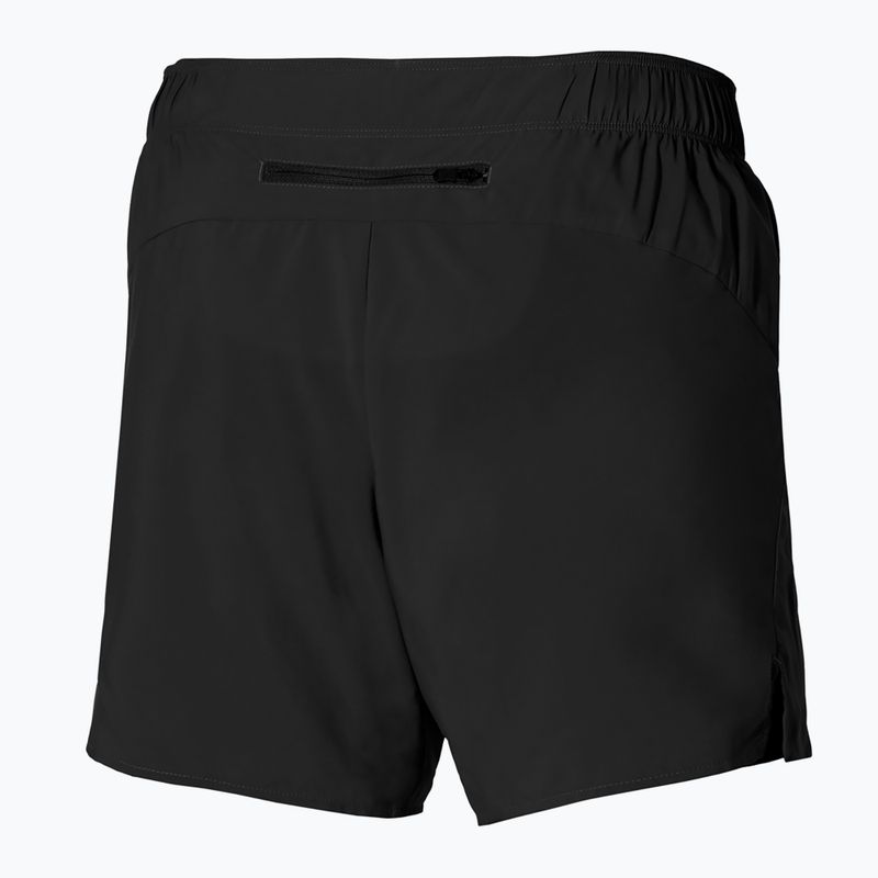 Pantaloncini da corsa da donna Mizuno Core 5.5 nero 4