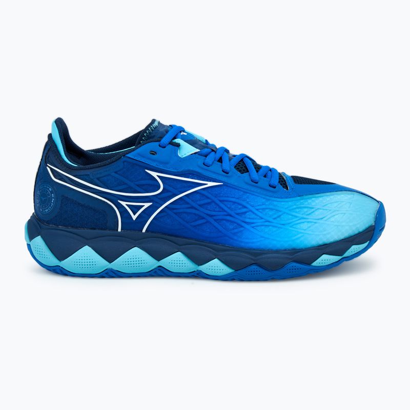 Scarpe da tennis da uomo Mizuno Wave Enforce Tour AC blu mugen/bianco/blu fiume 2