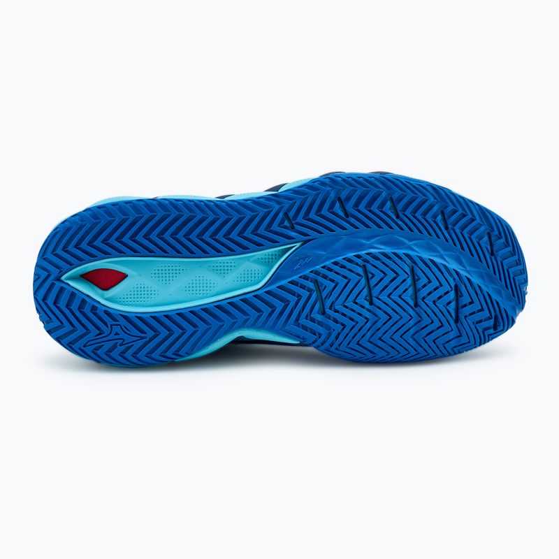 Scarpe da tennis da uomo Mizuno Wave Enforce Tour AC blu mugen/bianco/blu fiume 4