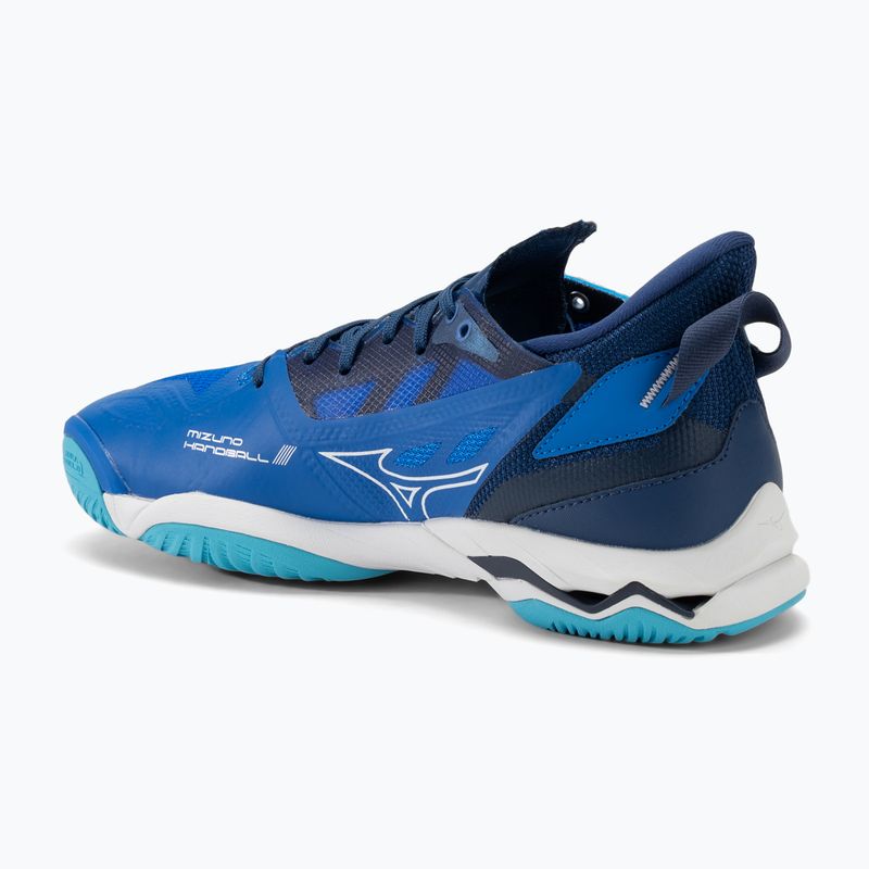 Mizuno Wave Mirage 5 scarpe da pallamano blu mugen/bianco/blu estense 3