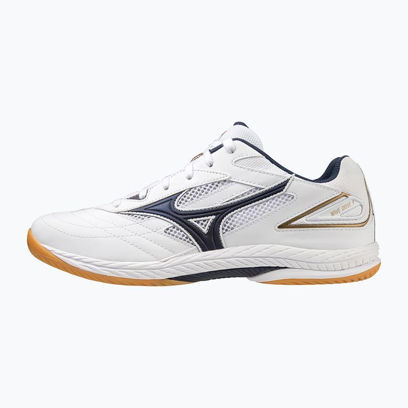 Mizuno Wave Drive 9 scarpe da tennis bianco/blu/oro