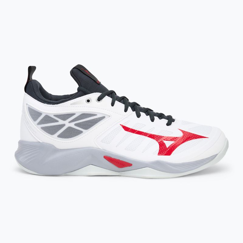 Scarpe da pallavolo Mizuno Wave Dimension bianco/salsa/nero 2