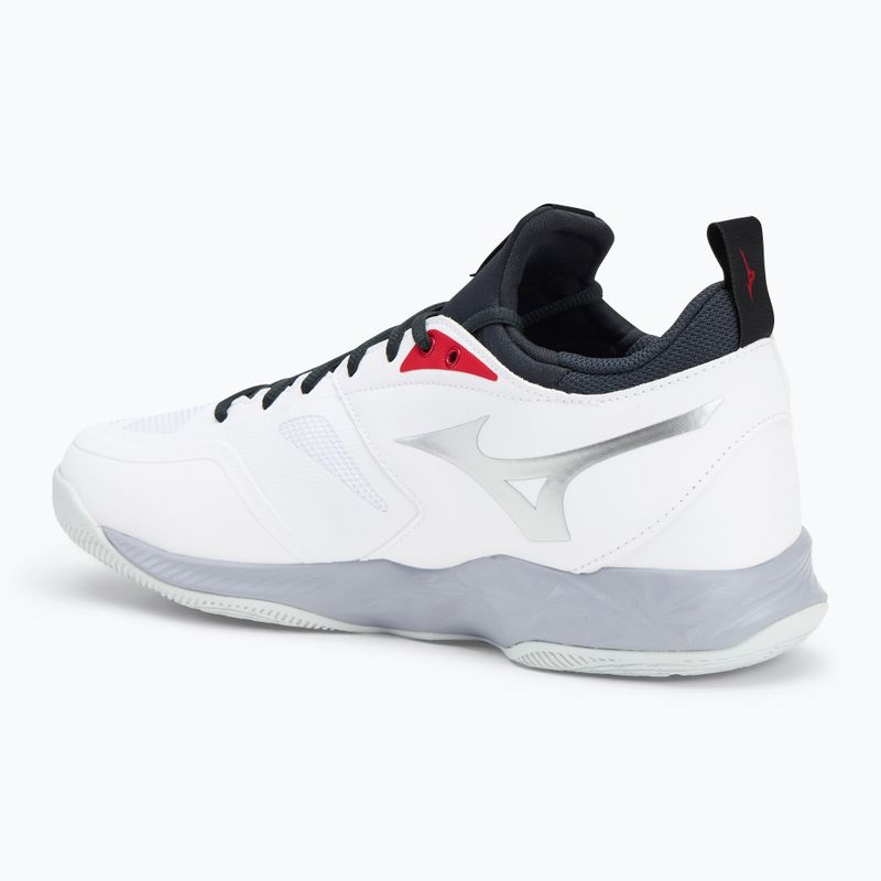 Scarpe da pallavolo Mizuno Wave Dimension bianco/salsa/nero 3