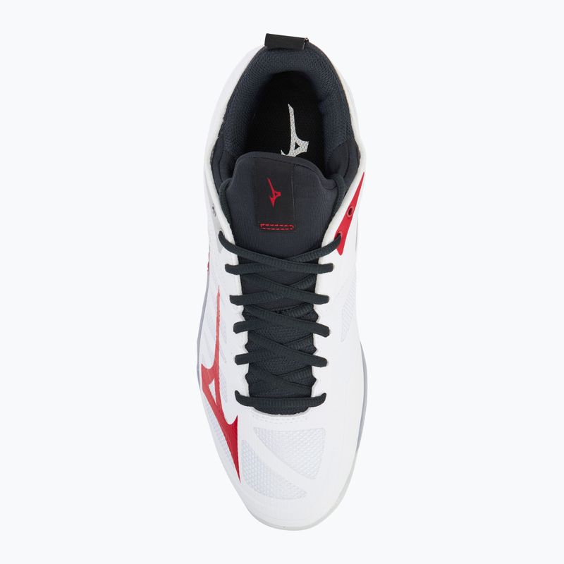 Scarpe da pallavolo Mizuno Wave Dimension bianco/salsa/nero 5