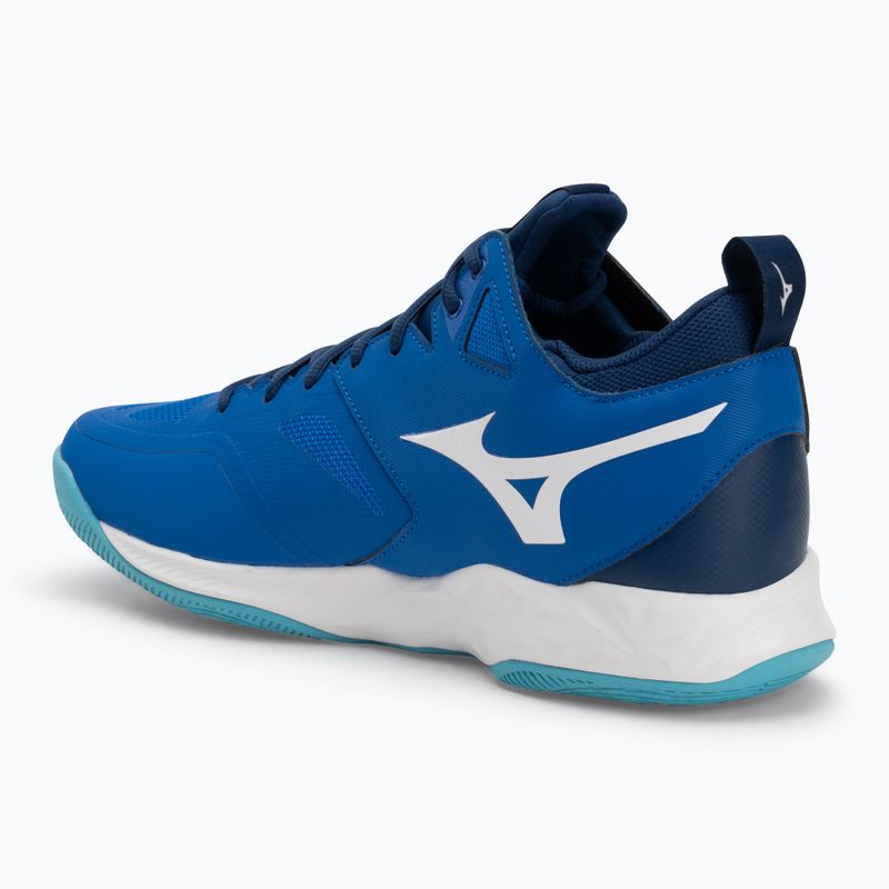 Scarpe da pallavolo da donna Mizuno Wave Dimension Mid blu mugen/bianco/blu estense 3