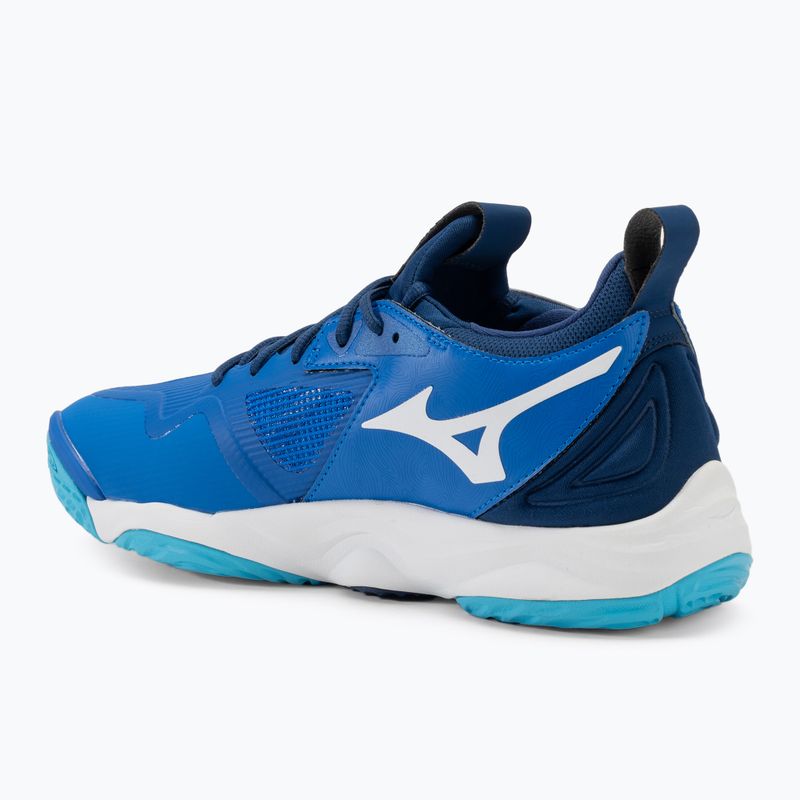 Scarpe da pallavolo da uomo Mizuno Wave Momentum 3 blu mugen/bianco/blu estense 3