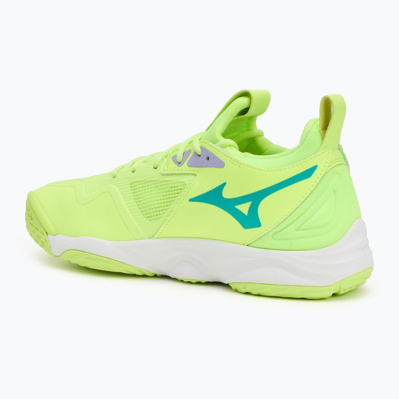 Mizuno Wave Momentum 3 scarpe da pallavolo neo lime/nero/splish splash 3