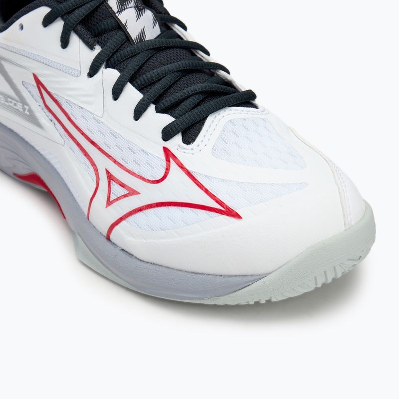 Scarpe da pallavolo da uomo Mizuno Thunder Blade Z bianco/salsa/nero 7