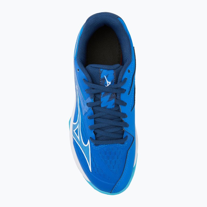 Mizuno Lightning Star Z7 scarpe da pallavolo per bambini blu mugen/bianco/blu estense 5