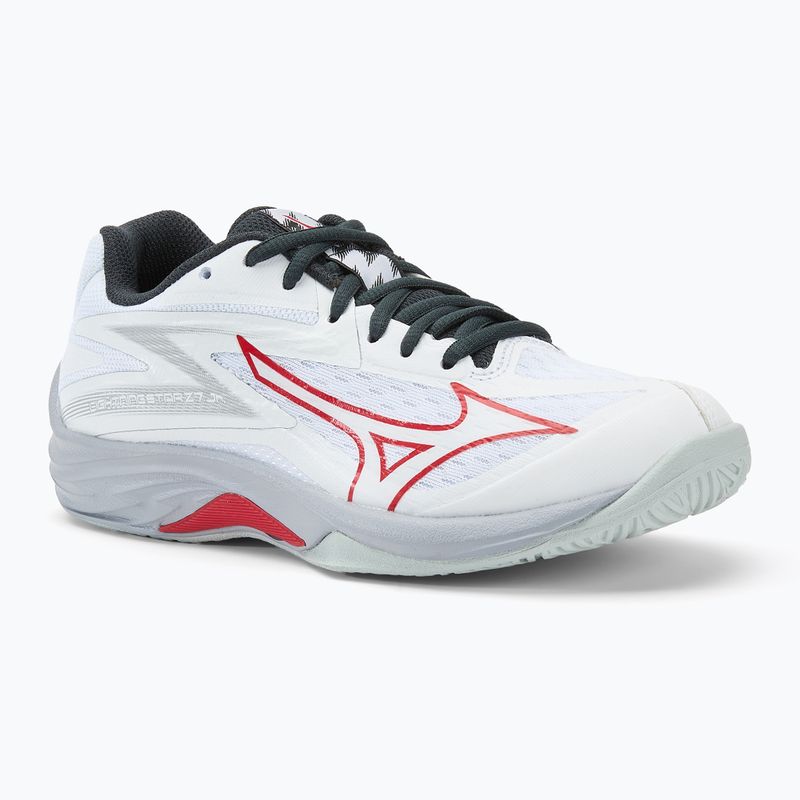 Scarpe da pallavolo per bambini Mizuno Lightning Star Z7 bianco/salsa/nero