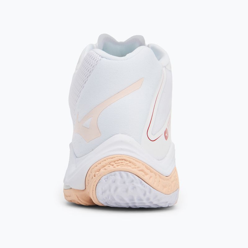 Scarpe da pallavolo donna Mizuno Wave Lightning Z8 Mid bianco/aleuziano/rosa scuro 6