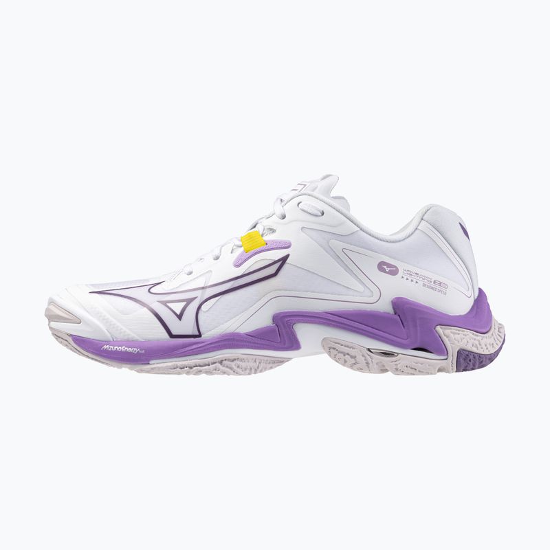 Scarpe da pallavolo da donna Mizuno Wave Lightning Z8 bianco/patria viola/quince 8