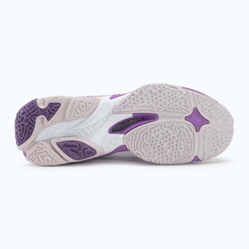 Scarpe da pallavolo da donna Mizuno Wave Lightning Z8 bianco/patria viola/quince 4