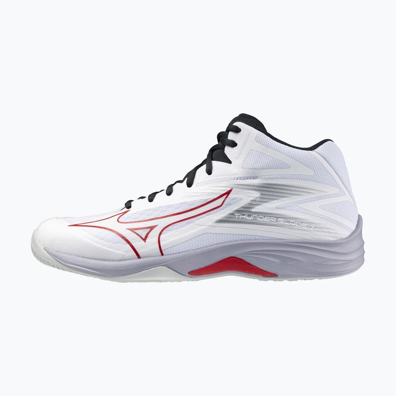 Scarpe da pallavolo da uomo Mizuno Thunder Blade Z Mid bianco/salsa/nero 8