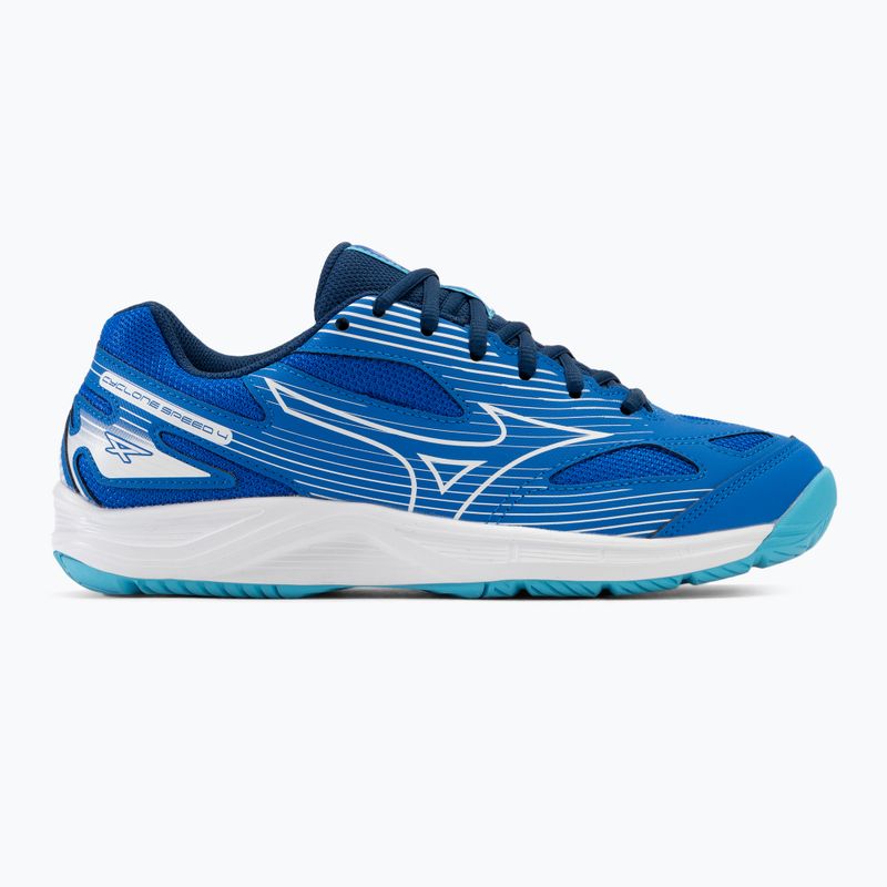 Mizuno Cyclone Speed 4 scarpe da pallavolo blu mugen/bianco/blu estense 2