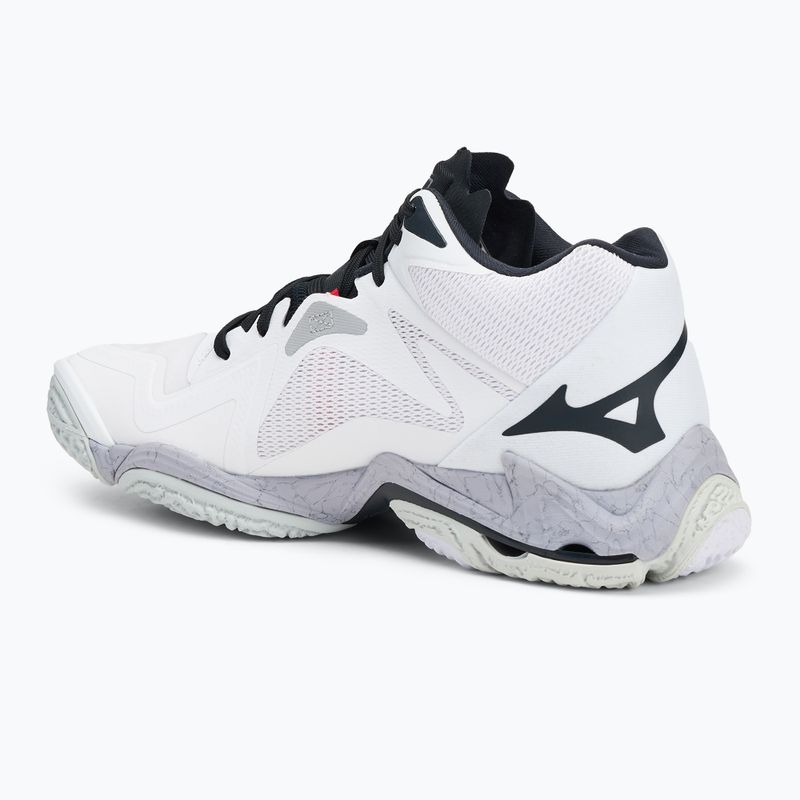 Scarpe da pallavolo Mizuno Wave Lightning Z8 Mid bianco/salsa/nero 3