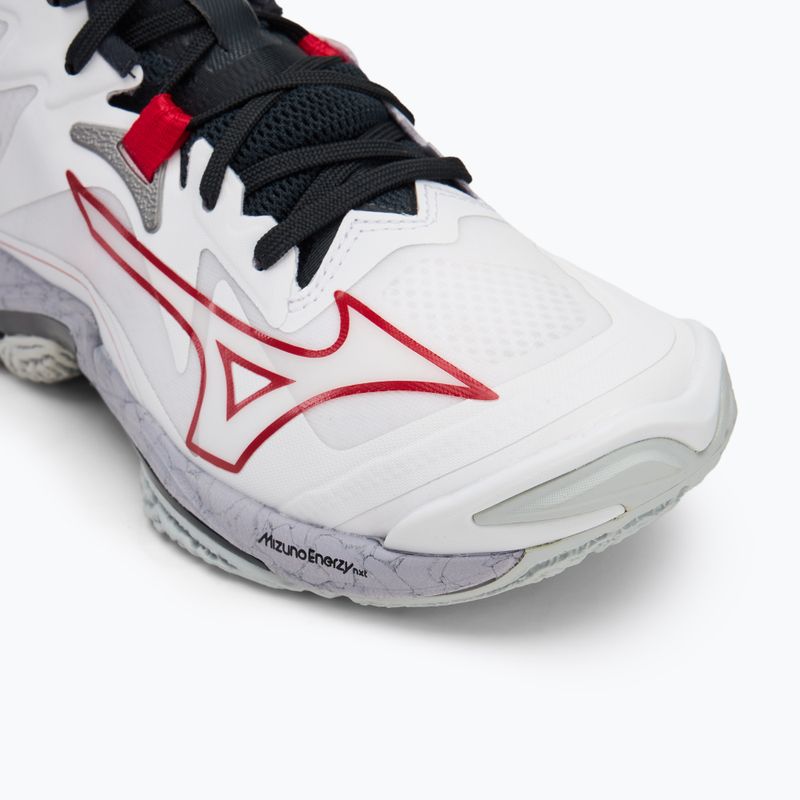 Scarpe da pallavolo Mizuno Wave Lightning Z8 Mid bianco/salsa/nero 7