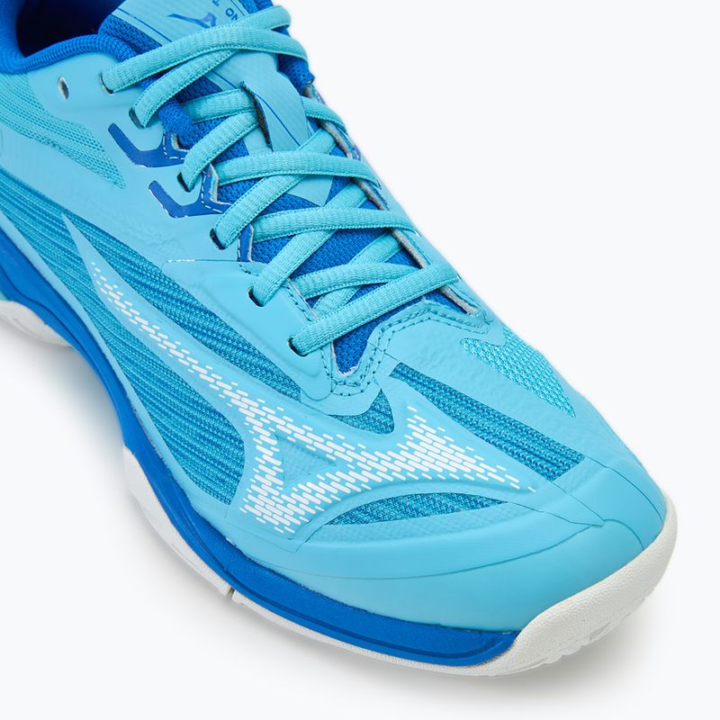 Scarpe da tennis da donna Mizuno Wave Exceed Light 2 AC blu fiume/bianco/blu marino 7