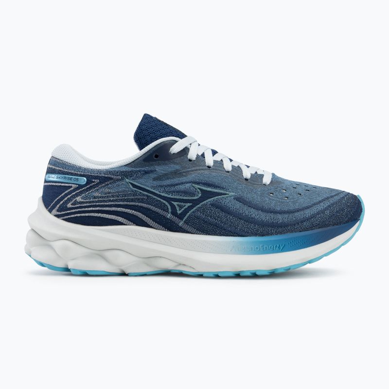 Scarpe da corsa da donna Mizuno Wave Skyrise 5 blu parigino/blu fluviale/blu estense 2