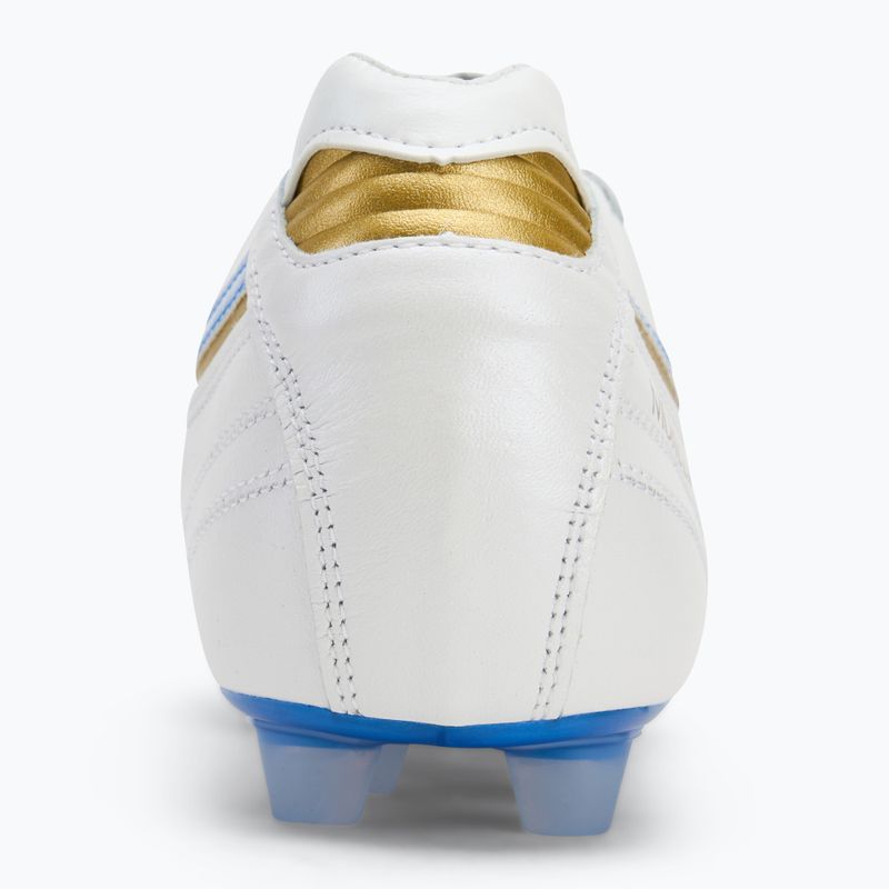 Mizuno Morelia II Japan Md bianco/blu laser/oro scarpe da calcio uomo 6