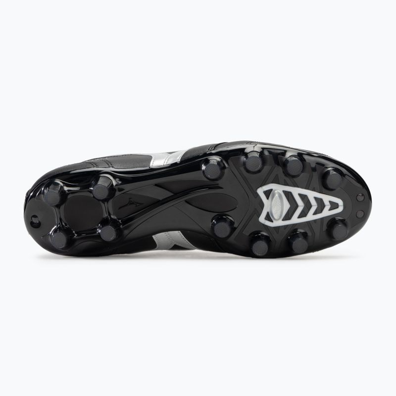 Scarpe da calcio Mizuno Morelia II Pro MD uomo nero/galassia argento/ombra scura 4