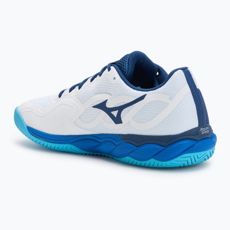 Scarpe da tennis Mizuno Wave Enforce Court AC bianco/blu scuro/blu fiume 3