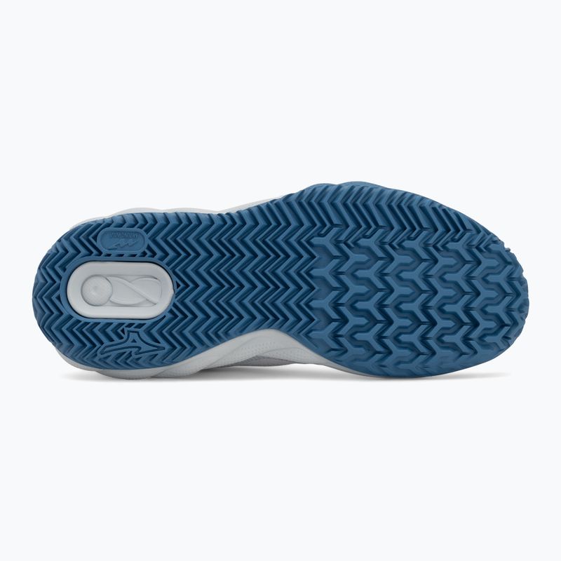 Scarpe da tennis da donna Mizuno Wave Enforce Court CC bianco/blu parigino/ plein air 4