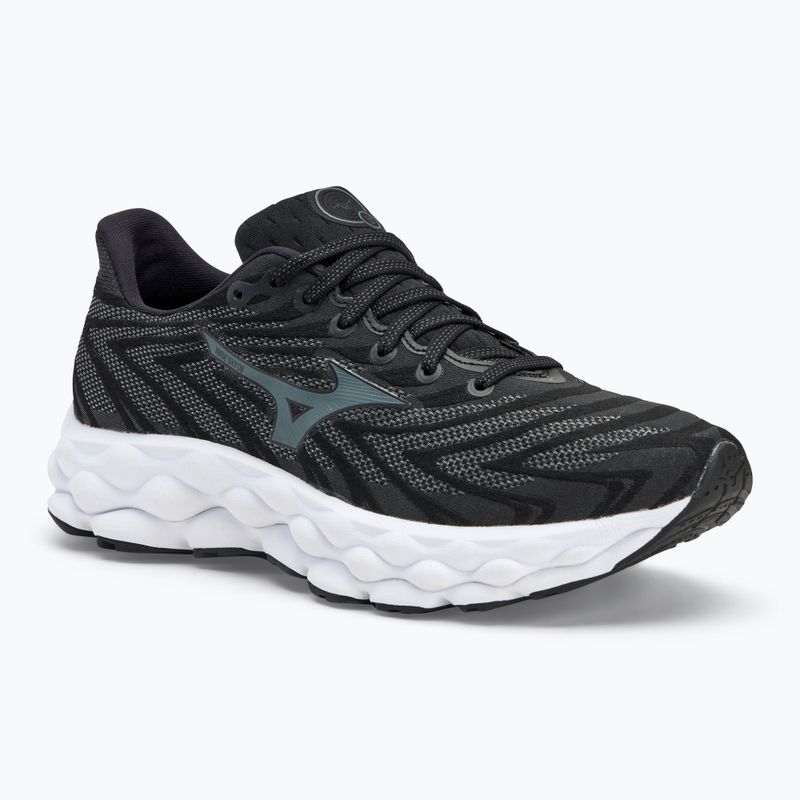 Scarpe da corsa da uomo Mizuno Wave Sky 8 nero/grigio metallizzato/bianco