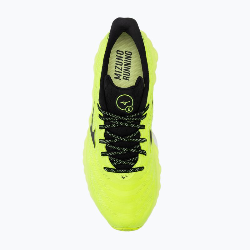 Scarpe da corsa da uomo Mizuno Wave Sky 8 mizuno neo lime/nero/bianco 5