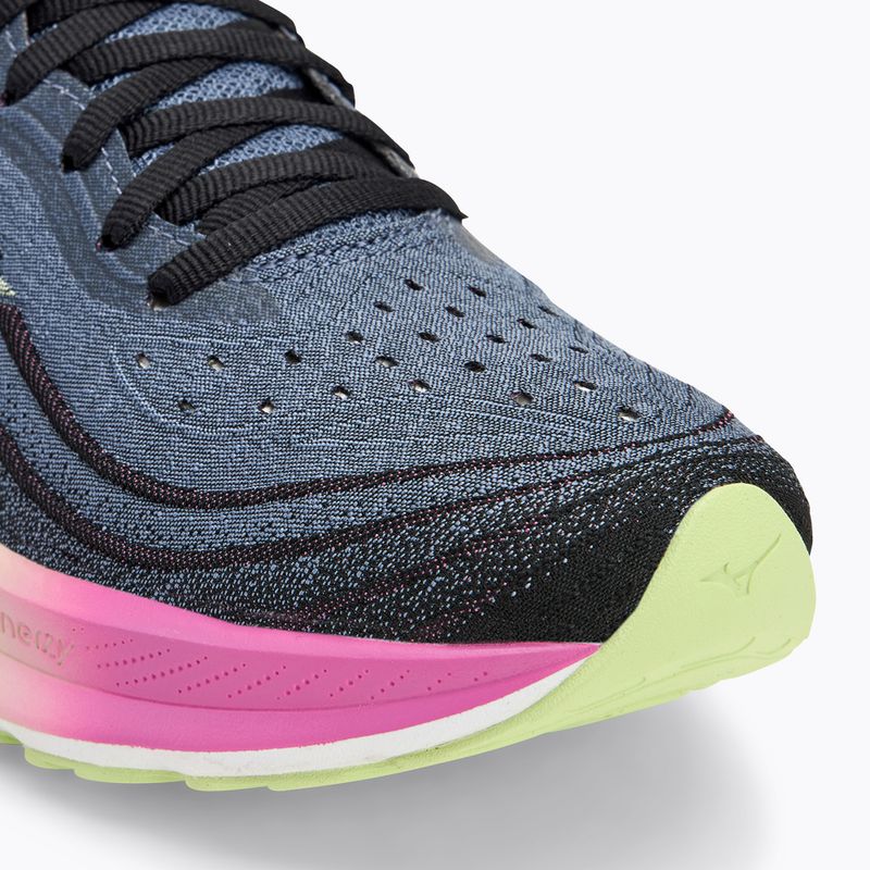 Scarpe da corsa da donna Mizuno Wave Skyrise 5 Roxy vento selvaggio/nero/rosebud 7