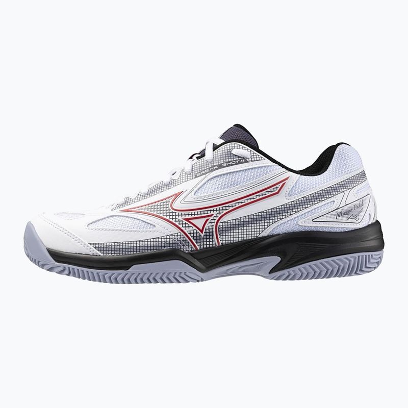 Uomo Mizuno Break Shot 4 Padel bianco/salsa/aleuziano padel scarpa
