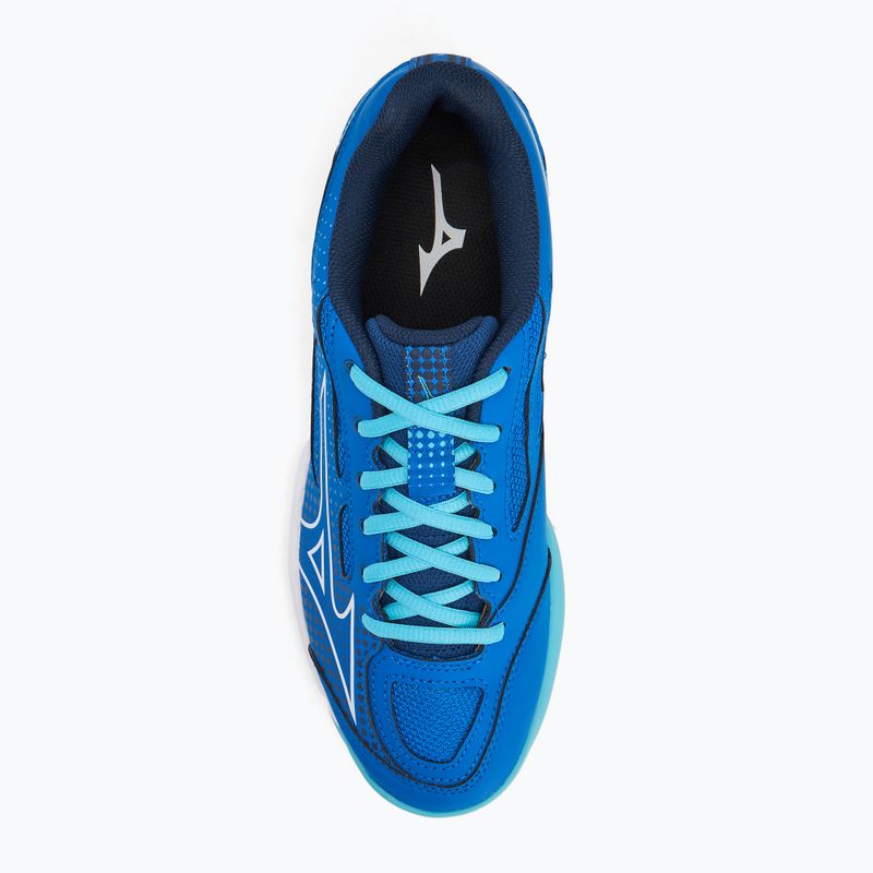 Scarpe da tennis Mizuno Exceed Star CC per bambini blu mugen/bianco/blu fiume 5